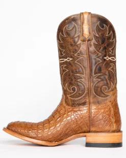 Cody James Men's Burnished Caiman Exotic Boots - Broad Square Toe -Cody James 036W27 41 LT