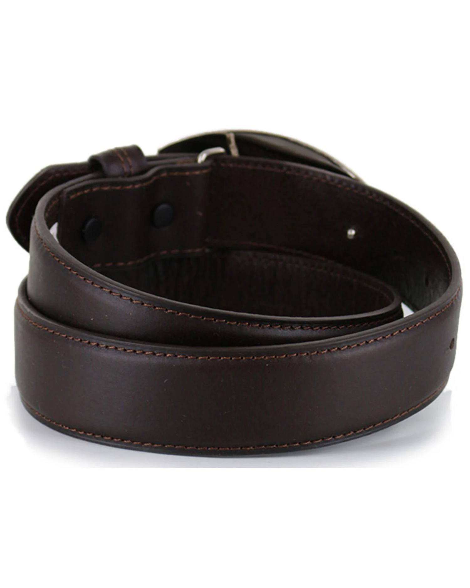 Cody James Men's Bullet Buckle Leather Belt 3 Cody James Men's Bullet Buckle Leather Belt - Image 3