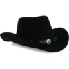 Cody James Men's Santa Ana Black Wool Felt Hat