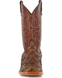 Cody James Men's Pirarucu Exotic Boots - Broad Square Toe -Cody James 2000205076 200 FT