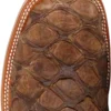 Cody James Men's Pirarucu Exotic Boots - Broad Square Toe