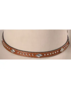 Cody James Silver Studs With Diamond Conchos Hat Band 5 Cody James Silver Studs With Diamond Conchos Hat Band -Cody James 2000221736 280 D2