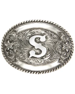 Cody James Men's Initial S Belt Buckle