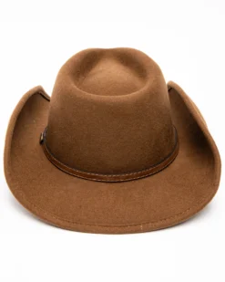 Cody James Men's Fawn Pinch Front Leather Stud Band Wool Hat 10 Cody James Men's Fawn Pinch Front Leather Stud Band Wool Hat -Cody James 2000234015 200 P5