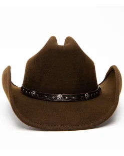 Cody James Men's Cattleman Tooled Star Concho Band Wool Hat 9 Cody James Men's Cattleman Tooled Star Concho Band Wool Hat -Cody James 2000234016 200 P4