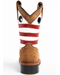 Cody James Boys' USA Flag Western Boots - Broad Square Toe -Cody James 2000253465 200 P5