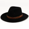 Cody James Men's Brown Leather Embossed Band Western Felt Hat