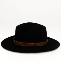 Cody James Men's Brown Leather Embossed Band Western Felt Hat -Cody James 2000274015 001 P3