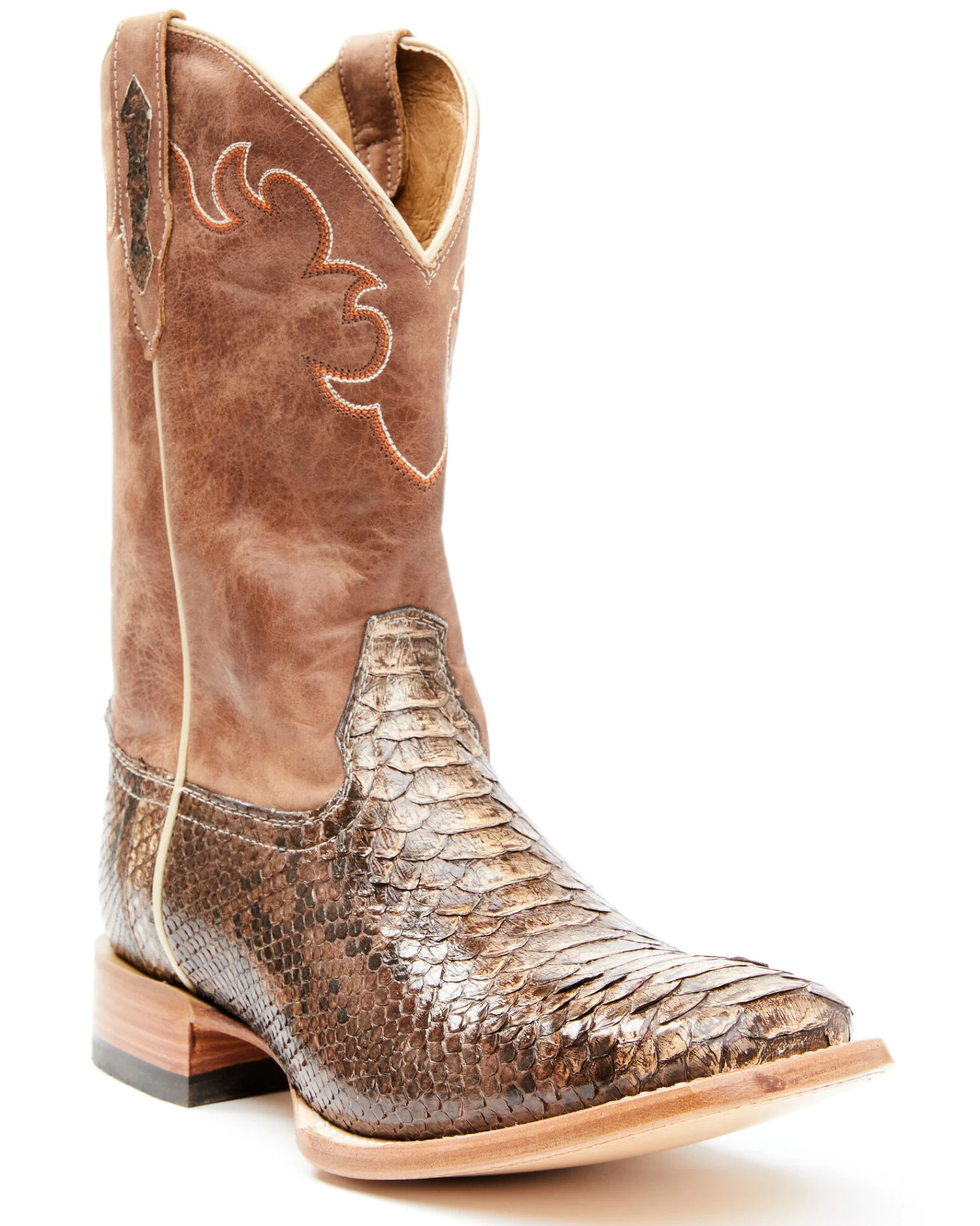 Cody James Men's Exotic Python Western Boots - Broad Square Toe 1 Cody James Men's Exotic Python Western Boots - Broad Square Toe