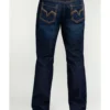 Cody James Men's FR Millikin Dark Slim Bootcut Work Jeans 