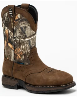 Cody James Men's Xero Gravity Lite Camo Western Work Boots - Composite Toe