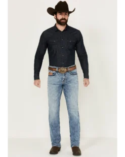 Cody James Core Men's Clover Leaf Light Wash Stretch Slim Straight Jeans 11 Cody James Core Men's Clover Leaf Light Wash Stretch Slim Straight Jeans -Cody James 2000290856 400 P1 1