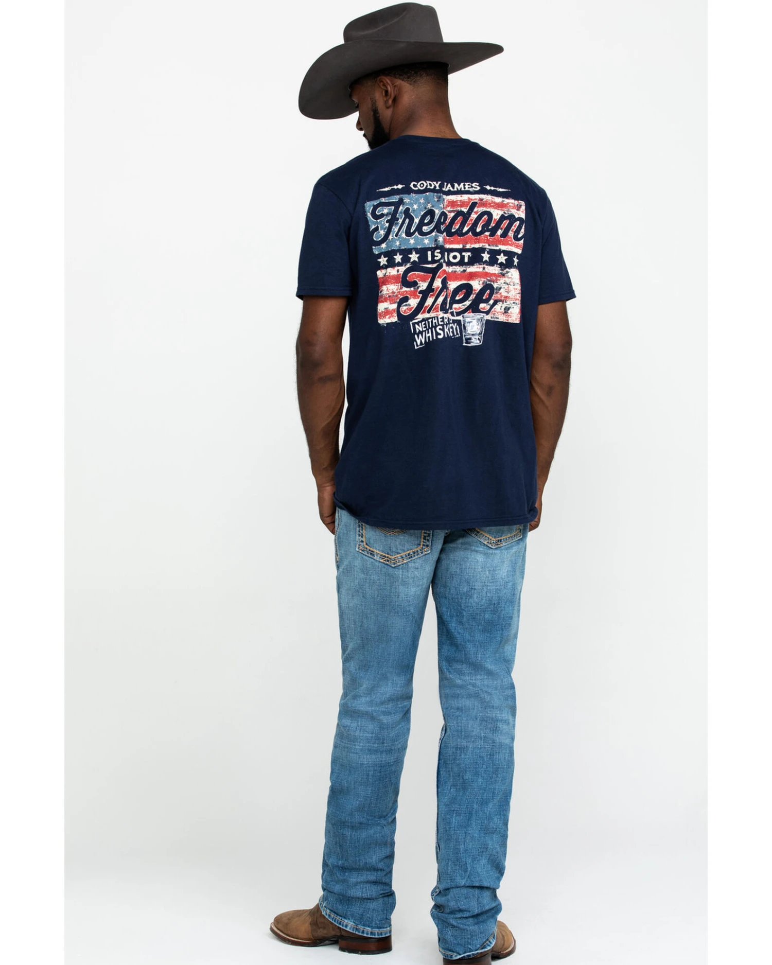 Cody James Core Men's Clover Leaf Light Wash Stretch Slim Straight Jeans 3 Cody James Core Men's Clover Leaf Light Wash Stretch Slim Straight Jeans - Image 3