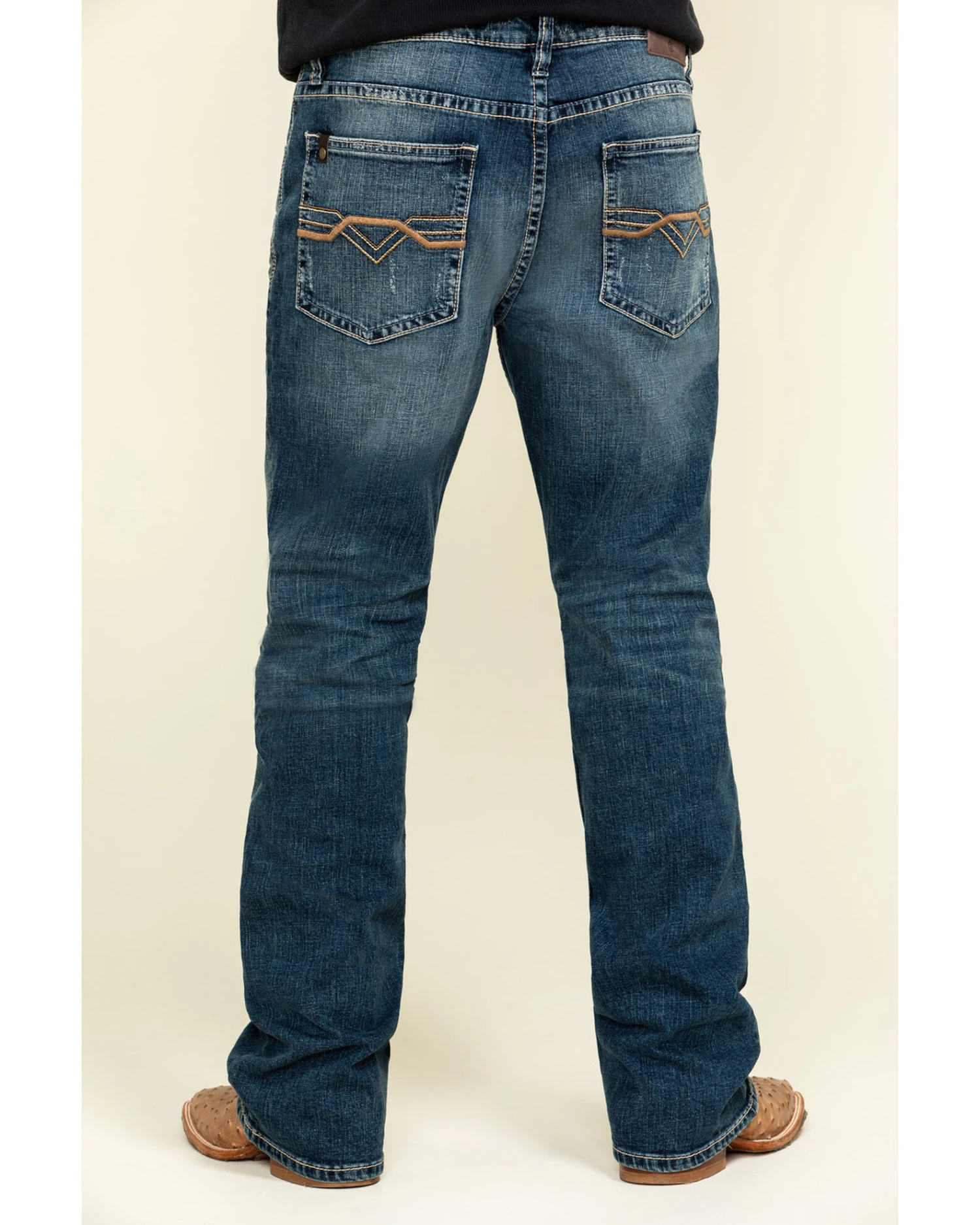Cody James Core Men's Sundance Medium Wash Stretch Slim Bootcut Jeans 2 Cody James Core Men's Sundance Medium Wash Stretch Slim Bootcut Jeans - Image 2