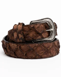 Cody James Men's Brown Pirarucu Exotic Belt -Cody James 2000291696 200 P1