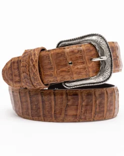 Cody James Men's Brown Hornback Caiman Exotic Belt
