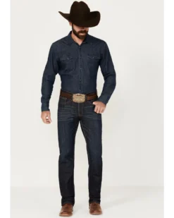 Cody James Men's Night Hawk Basic Medium Wash Stretch Slim Straight JeansÂ