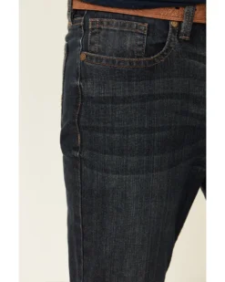 Cody James Men's Barn Sour Dark Wash Stretch Slim Straight Jeans  -Cody James 2000325573 400 P5