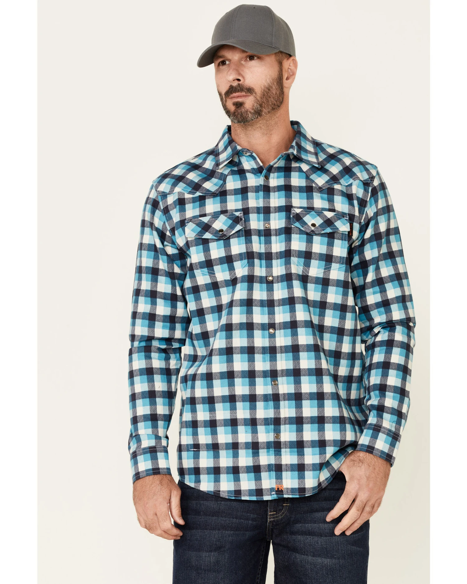 Cody James Men's FR Plaid Print Long Sleeve Work Shirt 3 Cody James Men's FR Plaid Print Long Sleeve Work Shirt - Image 3