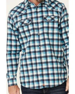 Cody James Men's FR Plaid Print Long Sleeve Work Shirt  -Cody James 2000325699 442 P3