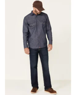 Cody James Men's FR Denim Long Sleeve Work Shirt