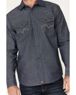 Cody James Men's FR Denim Long Sleeve Work Shirt -Cody James 2000325702 402 P3