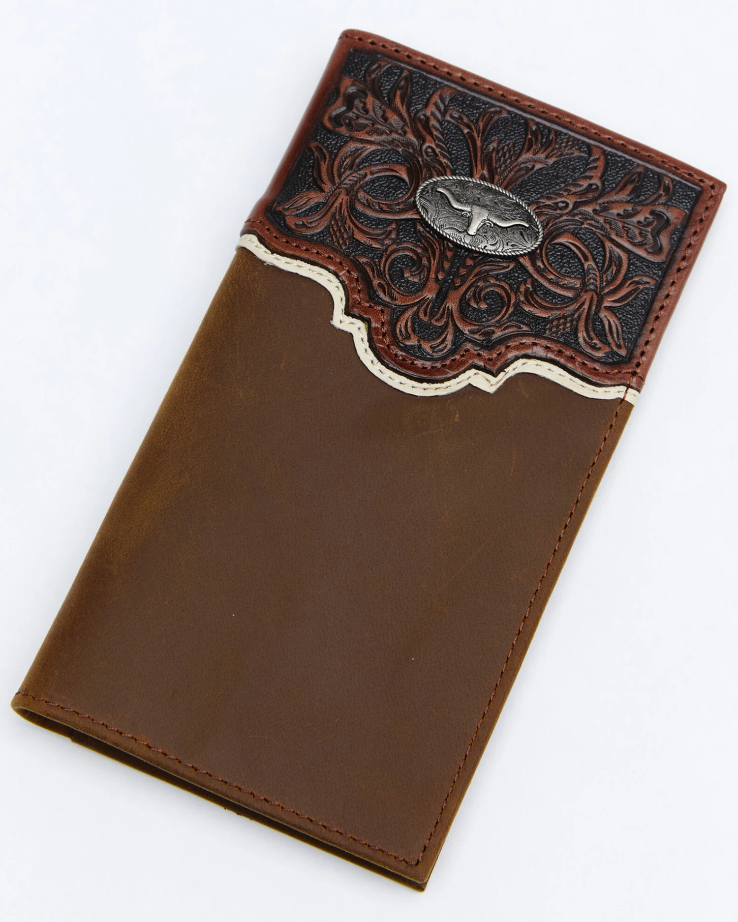 Cody James Men's Tooled Rodeo Wallet 2 Cody James Men's Tooled Rodeo Wallet - Image 2