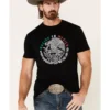 Cody James Men's Black Born In Mexico Graphic T-Shirt 