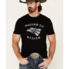 Cody James Men's Mexico Eagle Graphic Short Sleeve T-Shirt 