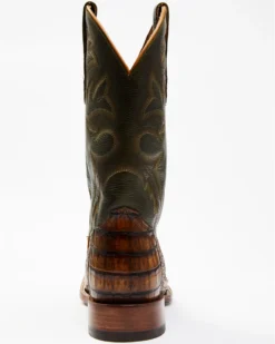 Cody James Men's Brown Exotic Caiman Tail Skin Western Boots - Broad Square Toe -Cody James 2000339009 200 P5