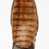 Cody James Men's Brown Exotic Caiman Tail Skin Western Boots - Broad Square Toe