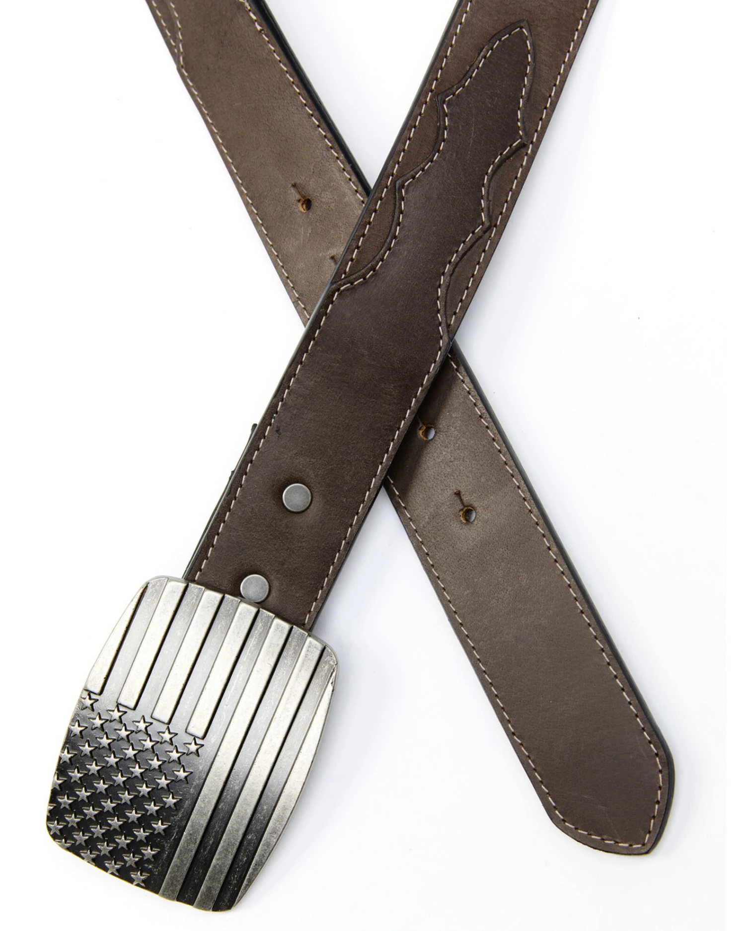 Cody James Men's Brown Stars & Stripes Western Belt 1 Cody James Men's Brown Stars & Stripes Western Belt