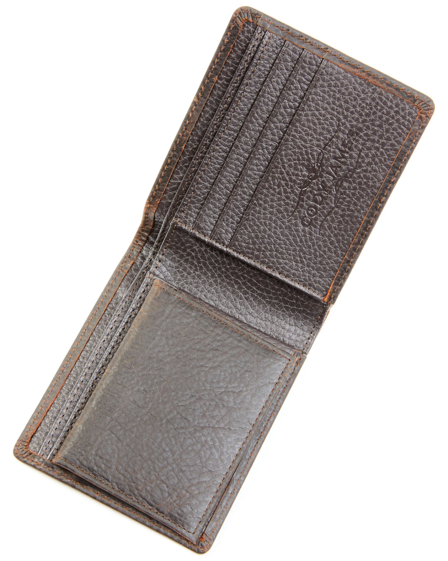 Cody James Men's Brown Don't Tread On Me Bifold Wallet 2 Cody James Men's Brown Don't Tread On Me Bifold Wallet - Image 2