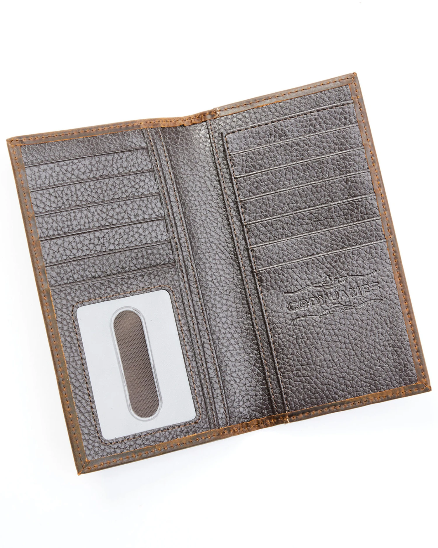 Cody James Men's Bi-Fold Crocodile Print Embossed Rodeo Wallet 2 Cody James Men's Bi-Fold Crocodile Print Embossed Rodeo Wallet - Image 2