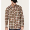 Cody James Men's FR Mini Buffalo Plaid Long Sleeve Snap Work Shirt 