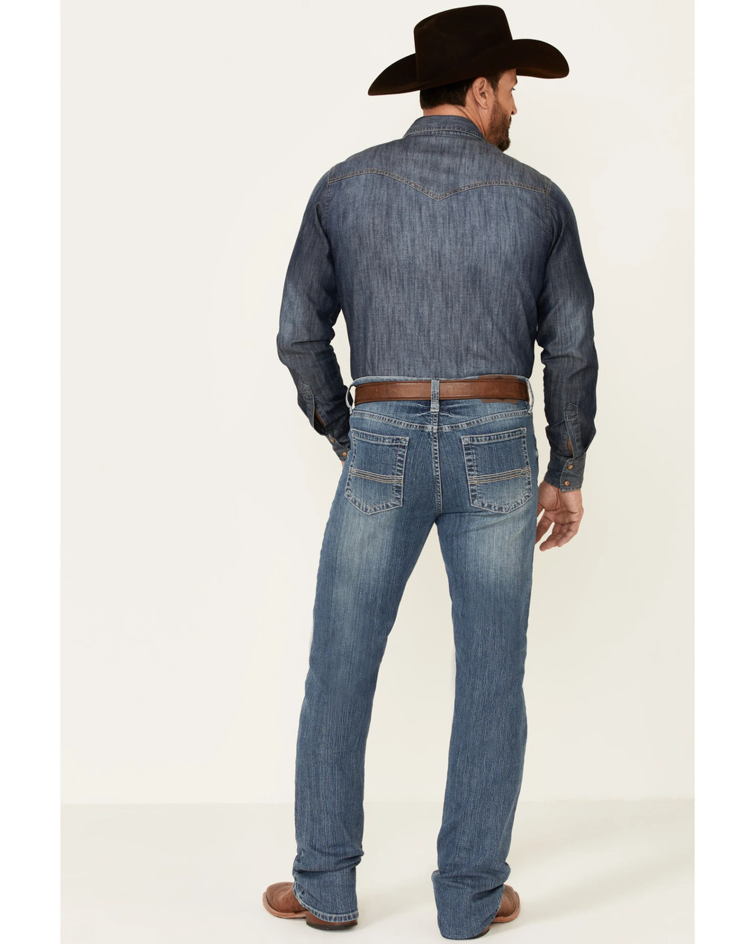 Cody James Men's Casey Light Wash Stretch Stackable Straight Jeans 2 Cody James Men's Casey Light Wash Stretch Stackable Straight Jeans - Image 2