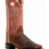 Cody James Boys' Inlay Western Boots - Broad Square Toe