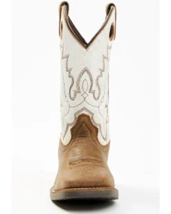 Cody James Boys' Pull On Leather Western Boots - Broad Square Toe  -Cody James 2000346554 200 P4