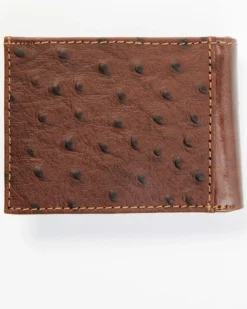 Cody James Men's Bifold Ostrich Print Embossed Bi-Fold Wallet -Cody James 2000346690 200 P3
