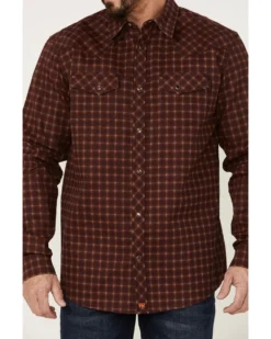 Cody James Men's FR Tartan Plaid Print Long Sleeve Snap Work Shirt -Cody James 2000349499 200 P3