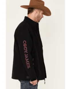 Cody James Core Men's American Embroidered Sleeve Zip-Front Steamboat Jacket 6 Cody James Core Men's American Embroidered Sleeve Zip-Front Steamboat Jacket -Cody James 2000350755 001 P3
