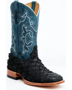 Cody James Men's Pirarucu Soul Western Exotic Boot - Broad Square Toe -Cody James 2000351581 400 P1 1