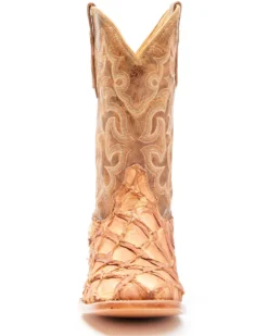 Cody James Men's Caramel Matte Pirarucu Exotic Western Boots - Broad Square Toe 10 Cody James Men's Caramel Matte Pirarucu Exotic Western Boots - Broad Square Toe -Cody James 2000351586 255 P4