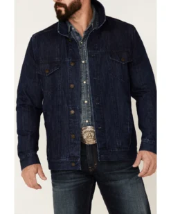 Cody James Men's Coasting Medium Wash Button-Front Unlined Denim Jacket  -Cody James 2000351707 402 P3