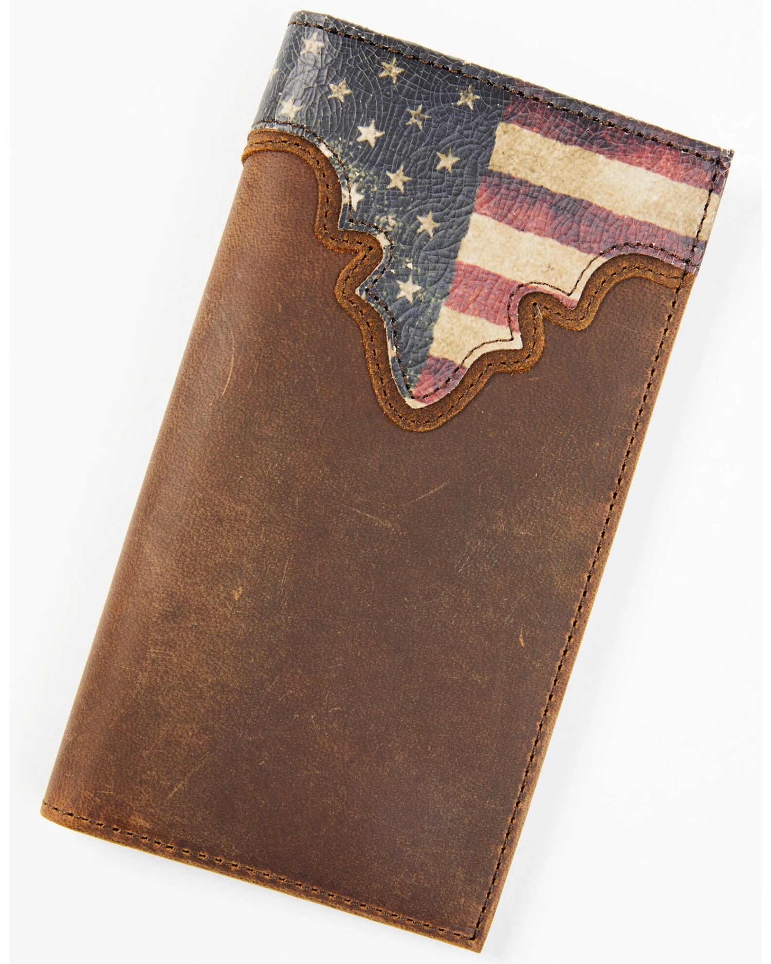Cody James Men's Distressed Patriotic Checkbook Wallet 1 Cody James Men's Distressed Patriotic Checkbook Wallet