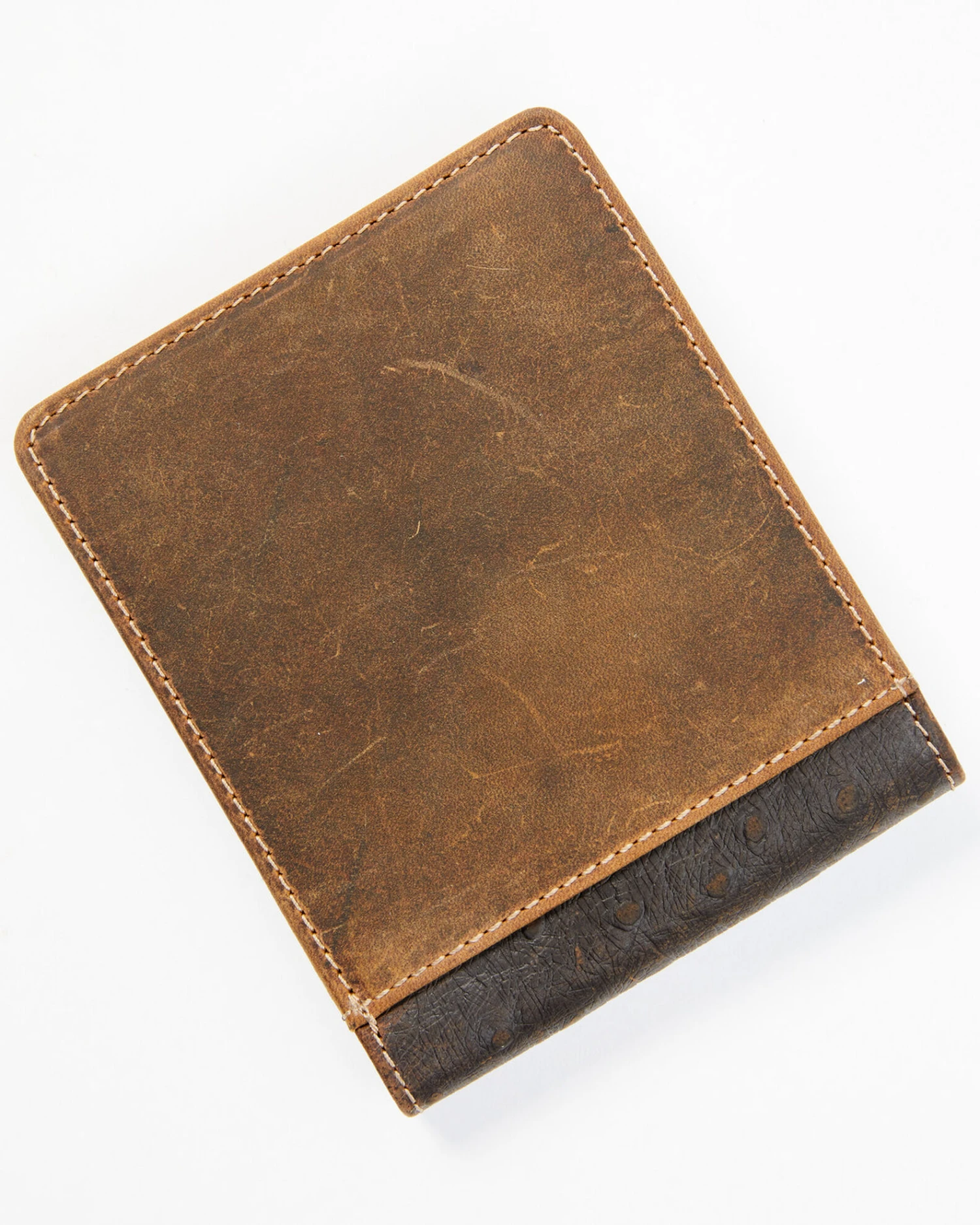 Cody James Men's Brown Ostrich Bifold Tooled Wallet 3 Cody James Men's Brown Ostrich Bifold Tooled Wallet - Image 3