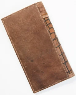 Cody James Men's Croc Praying Cowboy Checkbook Wallet