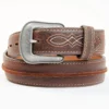 Cody James Men's Pebbled Leather Western Belt