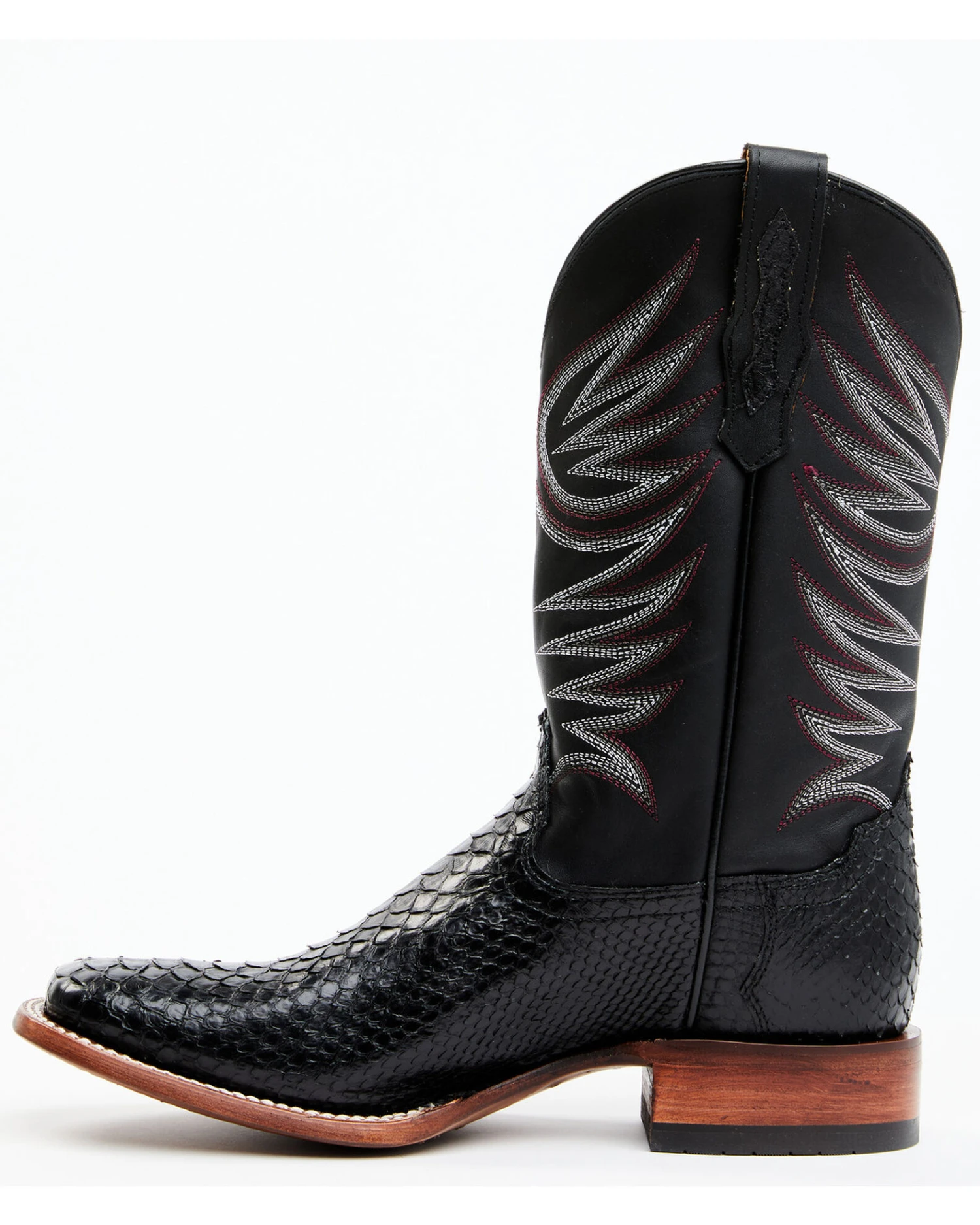 Cody James Men's Matte Python Exotic Western Boots - Broad Square Toe 1 Cody James Men's Matte Python Exotic Western Boots - Broad Square Toe