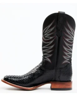 Cody James Men's Matte Python Exotic Western Boots - Broad Square Toe 9 Cody James Men's Matte Python Exotic Western Boots - Broad Square Toe -Cody James 2000356759 001 P3